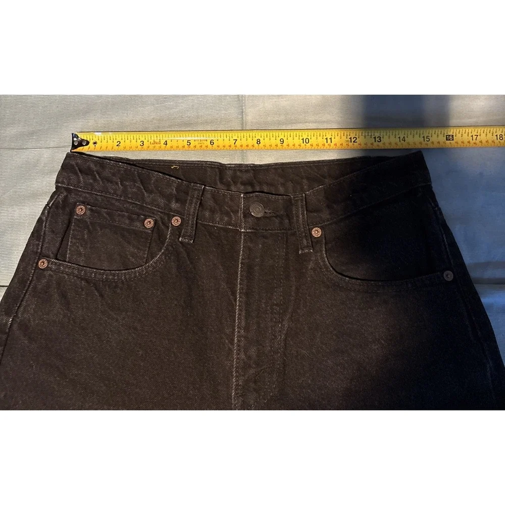 Levis 512 Slim Fit Straight Leg Jeans Mens 32x34 Black Denim Pants 50516-0260